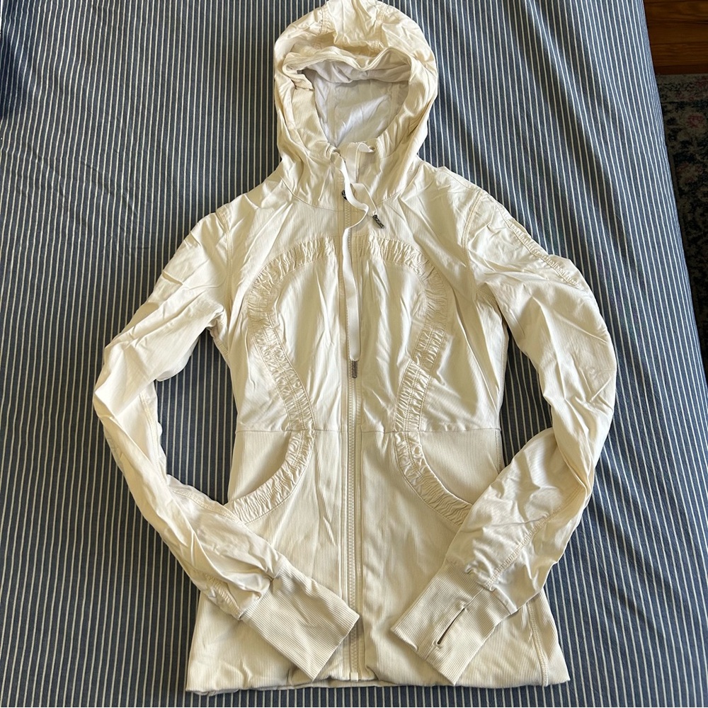 Lululemon dance studio jacket off-white/cream